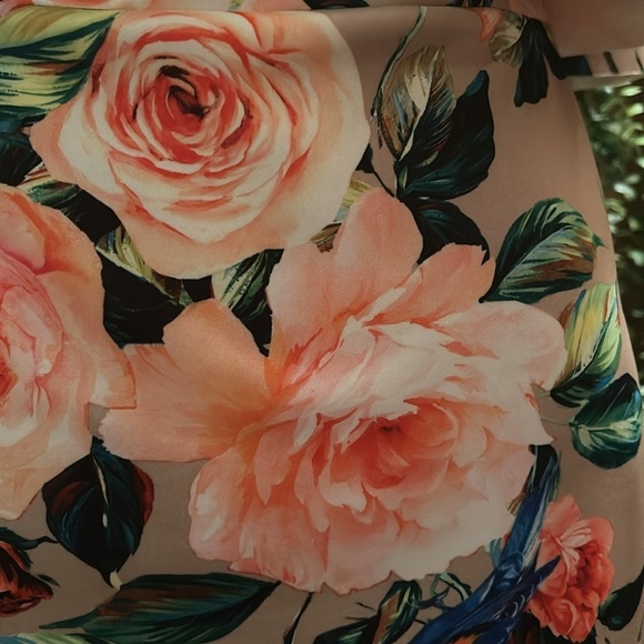 Strapless Floral Dress Size 4 - Picture 4 of 4